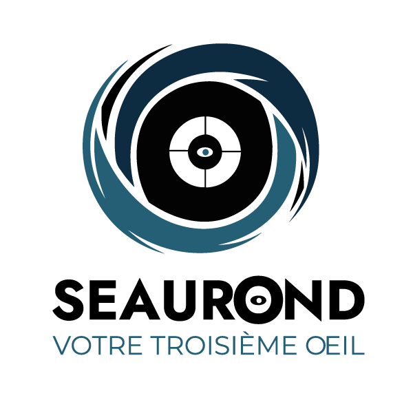 Logo Seaurond, œil stylisé, texte 'Votre troisième œil'